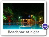 Beachbar at night
